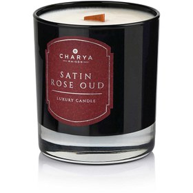 Resim Charya Maison Rose Satin Oud Doğal ve Vegan Mum 240 g 