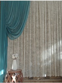 Resim Taç 71943 Örme Tül Perde / Ölçünüze Özel Dikim 