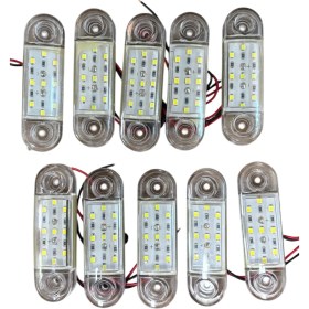 Resim 9 LED Parmak Lamba Oval 24V Beyaz Su Geçirmez E Belgeli 10 Adet Fiyatı TAS.018B 