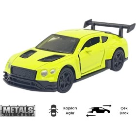 Resim Vardem Çek Bırak Metal Küçük Arabalar 8 cm - 6411A - Açık Yeşil 