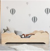 Resim Markaawm Markaawm Montessori Yatak Bebek Beşiği Rainbow Akçaağaç 