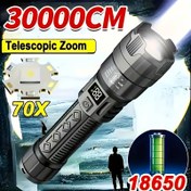 Resim 1 Adet LED Taktik El Feneri, Dijital Ekranlı, Uzatılabilir Zoomlu, USB Type-C Hızlı Şarj, 18650 Lityum Pil, Taşınabilir Acil Durum Elektrikli Lambası, Hayatta Kalma Ekipmanları, Açık Alan Aydınlatması, Şık ve Kompakt Tasarım, Hafif Kullanışlılığıyla Dayanıklı İnce Yapı, Parlak Işık Çözümümüzle Gelişmiş Performans, Taşınabilir El Feneri,Kendini Savunma Taktiksel El Feneri,Büyük El Feneri Süper Parlak,Güçlü El Feneri,Düz El Feneri 