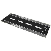 Resim GOGOPREMİUM UNİVERSAL GRİ DESENLİ 80 X 220 cm KAYDIRMAZ MOTOSİKLET HALISI 