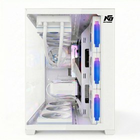 Resim Next Gaming Alpha Elite 7x ARGB Fan Kumanda ve Kontrolcü ATX Boş Bilgisayar Kasası Beyaz 