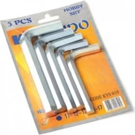 Resim Selfbuysell Büyük 6 Köşe Alyan Seti 5 Parça 