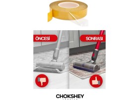 Resim Halı Kilim Sabitleme Yapıştırma Kaydırmaz Çift Taraflı Bant 48MM x 5mt -5 Adet 