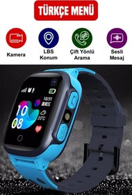 Resim EKMEKTEKNEM X56 Sim Kartlı Akıllı Saat Çocuk Konum Takipli Lbs Akıllı Çocuk Saati Mavi Gri 