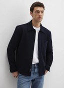 Resim Mavi Lacivert Erkek Gömlek M0211772-83699 Lacivert 