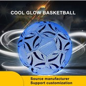 Resim Xindoker Reflektif Ve Aydınlatabilir Mavi Futbol Topu 5 Numara - Hemen Takviye Setiyle Hava Pompa, Ağ Çantası, 2 Adet İğne Mavi 