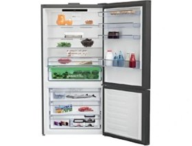 Resim Beko 670561 Egc 514 lt Kombi Tipi Buzdolabı D Enerji Sınıfı No Frost Özelliği ile Şık Tasarım 