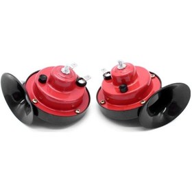 Resim Elektrikli Salyangoz Kornası 12v Yüksek Ve Düşük Tonlu Kornalar Araba Motosiklet Hava Kornası 
