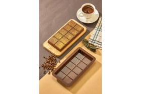 Resim Teknotrust Büyük Boy Dubai Çikolata Kalıbı Silikon Kalıp 27 X13,5 Yukselık 2 cm 