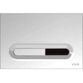 Resim Vitra Loop T Temassız Kumanda Paneli 768-0885 Mat Krom - 8 cm Gömme Rezervuarlar ve El Değmeden Hijyen Ürünleri Için 