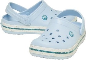 Resim Crocband Clog K Benekli Bantlı Mavi Çocuk Terlik 