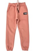 Resim Cloise Unisex Çocuk Lastik Paça Şardonlu Mercan Eşofman Alt 