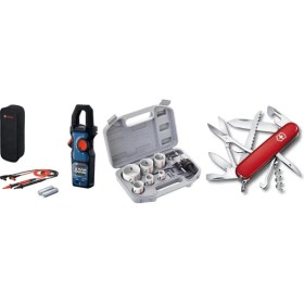 Resim Bosch Pens Ampermetre Gmc 600-15 Professional... +2 Parça Yapı Seti 