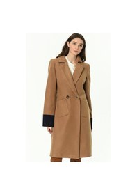 Resim Z6640 Dewberry Bayan Palto-açık Camel-açık Camel 