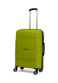 Resim Reymond Luggage Lucas Polipropilen Kırılmaz Valiz, Orta Boy Neon Yeşil 