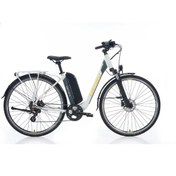 Resim Carraro EComfort 2.1 7-V HD 52 Cm Mat Storm Gri-Antrasit-Sarı Elektrikli Şehir Bisikleti 