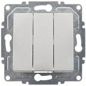 Resim Günsan Eqona Gümüş Üçlü Anahtar Mekanizma 