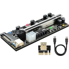 Resim Gorgeous Takım Pcı-E 1x - 16X Grafik Kartı Uzatma Kablosu V009S Pro Pcı-E 1x - 16X Grafik Kartı - Kablolama Kartı (Yurt Dışından) 