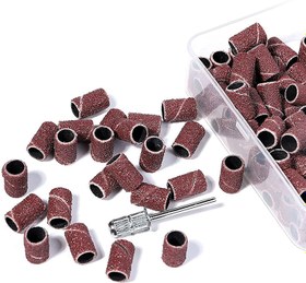 Resim 100 Adet Nail Art Tırnak Freze Uyumlu Zımpara 120 Grit 