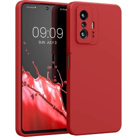 Resim M.TK Moveteck Xiaomi Mi 11T Uyumlu Kılıf Kamera Lens Korumalı Içi Kadife Silikon Iz Yapmaz Ipeksi His Liquid Renkli Yumuşak Silikon Lansman 
