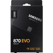 Resim Samsung 870 Evo 250GB 560MB-530MB Sata SSD 