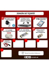 Resim Ids - 16 Kameralı 1080P Fullhd 5Mp Sony Lensli Kamera Seti - 2015 