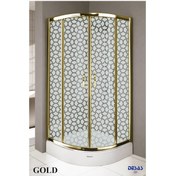 Resim 90X90 Oval Gold Teknesiz xxxxxDesaş Shower 