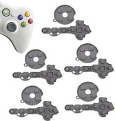 Resim 5 Sets Silicone Conductive Rubber Pads Replacement for Xbox 360 Controller Parts for Adhesive Button Changing Keypad Repair Replacement Part Tool Kit(360) 
