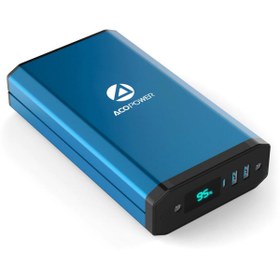 Resim Acopower X230 14.8Volt 13Amper Li-ion Yedek Buzdolabı Aküsü + Powerbank + LED Lamba 