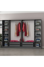 Resim Minar Kale 190cm 6 Bolme 4 Cek Gıyınme Dlp Antr 