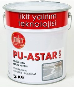 Resim Emülzer Pu Astar 4 Kg / Metal Kutu Poliüretan Astar 