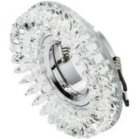 Resim 2 ADET CT 6569 Cata Menekşe Led Çerçeveli Kristal Cam Spot Kasası 