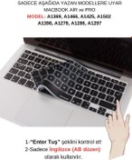 Resim Mcstorey Macbook Air Pro Klavye Koruyucu (UK-EU INGİLİZCE) (ESKİ USB'Lİ MODEL 2008-2017) Ile Uyumlu 