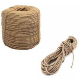 Resim EBA Jüt Halat Dekor Ipi 10 Mm 30 Metre Ip Halat Ip Hasır Ip Jüt Kendir Ip 