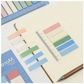 Resim Mor Tonlarıyla 10 Renkli Sticky Note Seti, Özelleştirilebilir İndeksler 