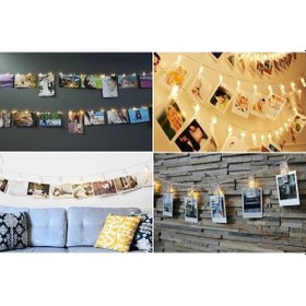 Resim 10 Lu Led Işıklı Fotoğraf Mandalları Rgp Diğer 