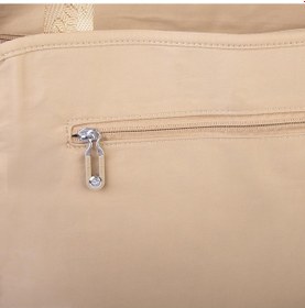 Resim Nas Bag Kadın Omuz Ve Çapraz Hafif Su İtici Kumaş Kum Kum - Bej 