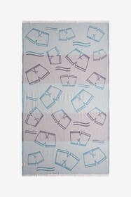Resim Sea Short Jakarlı Peştemal Lacivert, Taşıma Çantalı - Lacivert / 90x160 