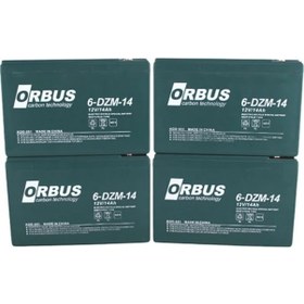 Resim Orbus 12V14AH Elektrikli Bisiklet Aküsü 