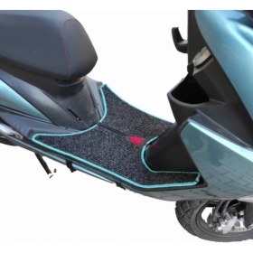 Resim Motosiklet Aksesuar Koruyucu Paspas Kuba Newlight 125 Pro Uyumlu Su Yeşili Kenar Overloklu 