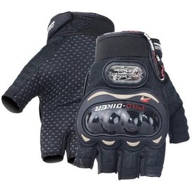 Resim Single Sword Eldiven Yarım Motosiklet Eldiveni Korumalı 