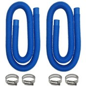 Resim Gateesat 1 Adet 1.25x59 İnç Yerüstü Havuz Pompası Hortumu Seti Klipsli Bükülebilir 