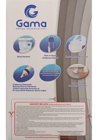 Resim Gama Tek Basmalı Rezervuar İç Takım P-99/11 Beyaz 