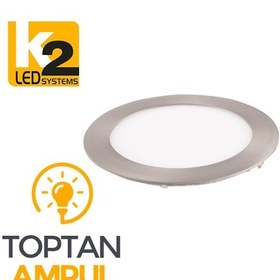 Resim K2 Kdl403S 22Watt S/A Saten Kasa Slim Led Panel 