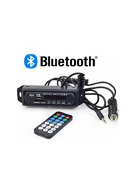 Resim Oto Teyp Dönüştürücü Bluetooth Aux - Sd Kart - Usb - Çevirici N11.371 