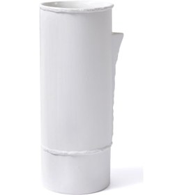 Resim The Mia Licia Seramik Vazo Beyaz 18x16x41 Cm 