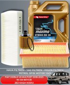 Resim Petrol Ofisi FIAT DOBLO 1.6 MULTIJET 2018-2023 95-120 BEYGİR +NETEX 0W20 4LT YAĞ C5 ONAYLI UYUMLU 